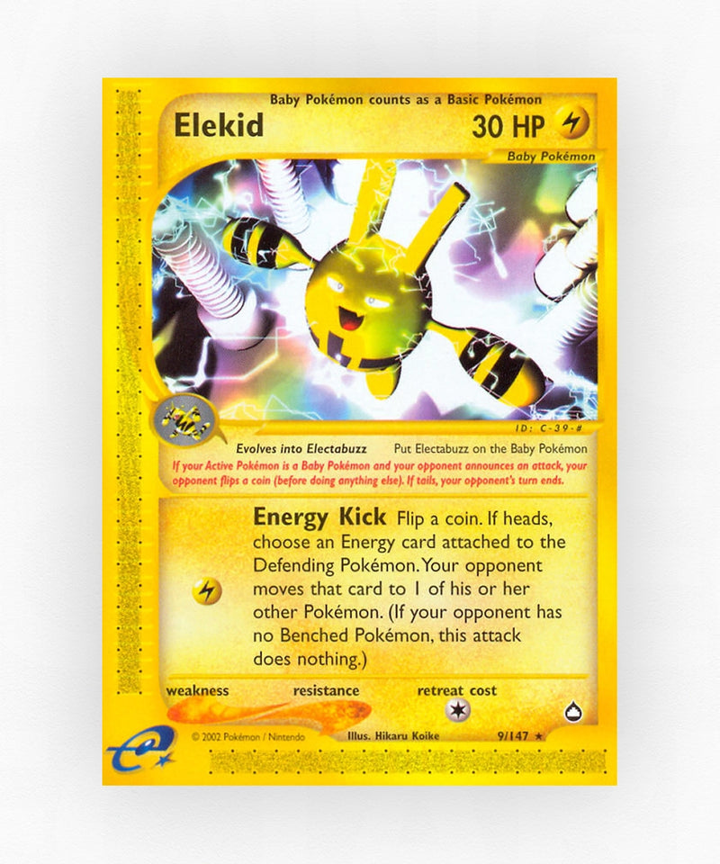 Elekid - Aquapolis 9/147 (Reverse Holo)