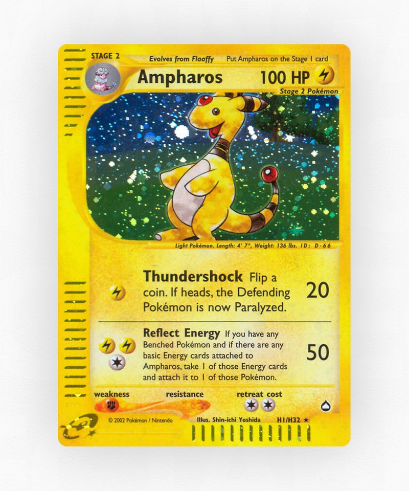 Ampharos - Aquapolis H1/H32 (Holo)