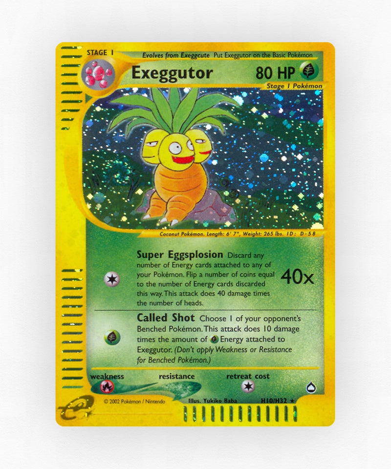 Exeggutor - Aquapolis H10/H32 (Holo)