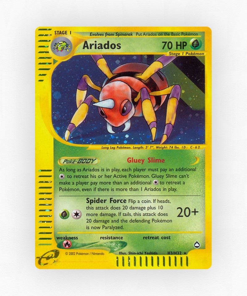 Ariados - Aquapolis H3/H32 (Holo)