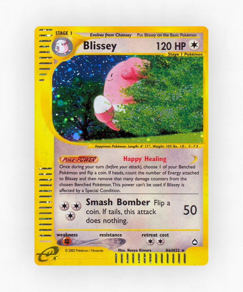Blissey - Aquapolis H6/H32 (Holo)