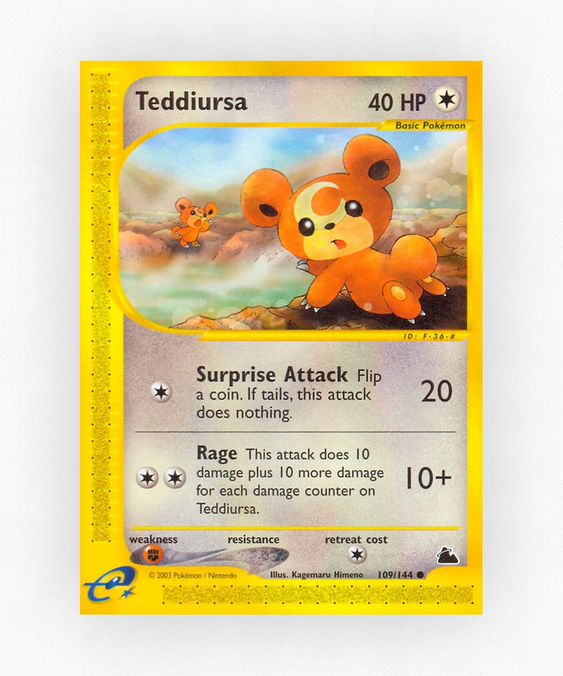 Teddiursa - Skyridge 109/144 (Non-Holo)