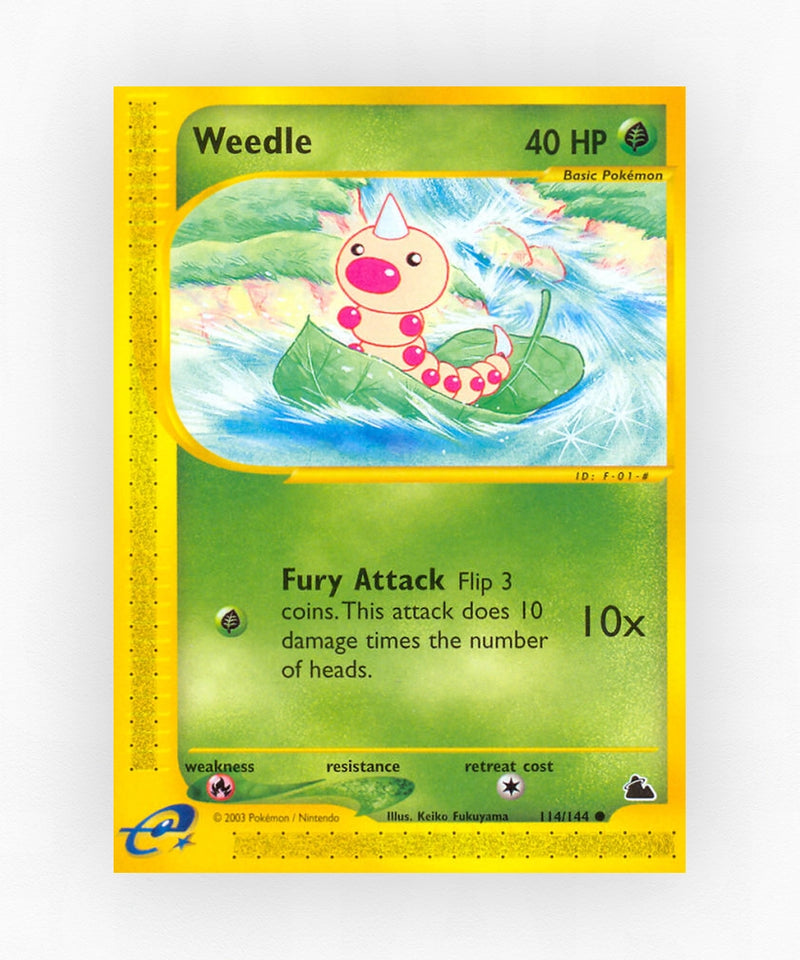 Weedle - Skyridge 114/144 (Reverse Holo)