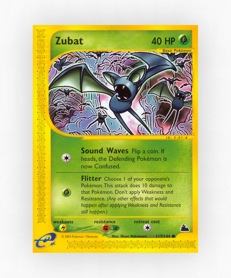 Zubat - Skyridge 117/144 (Reverse Holo)