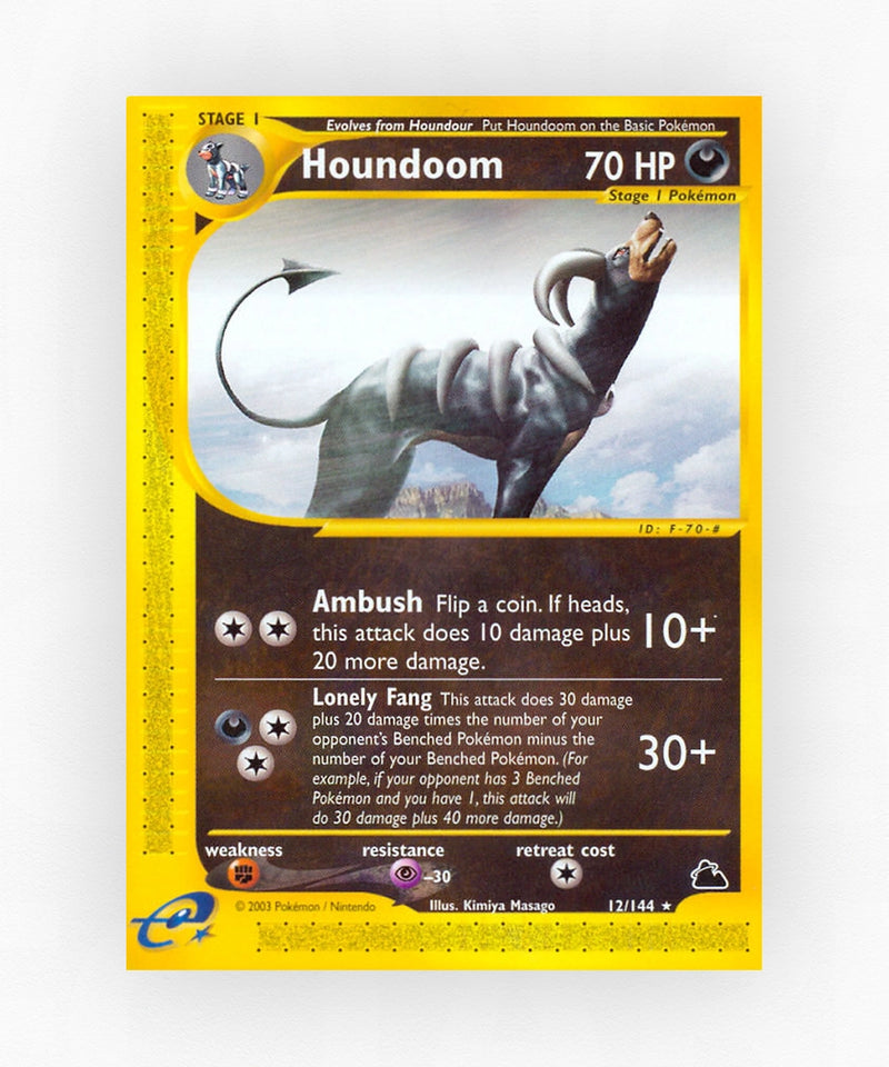 Houndoom - Skyridge 12/144 (Non-Holo)