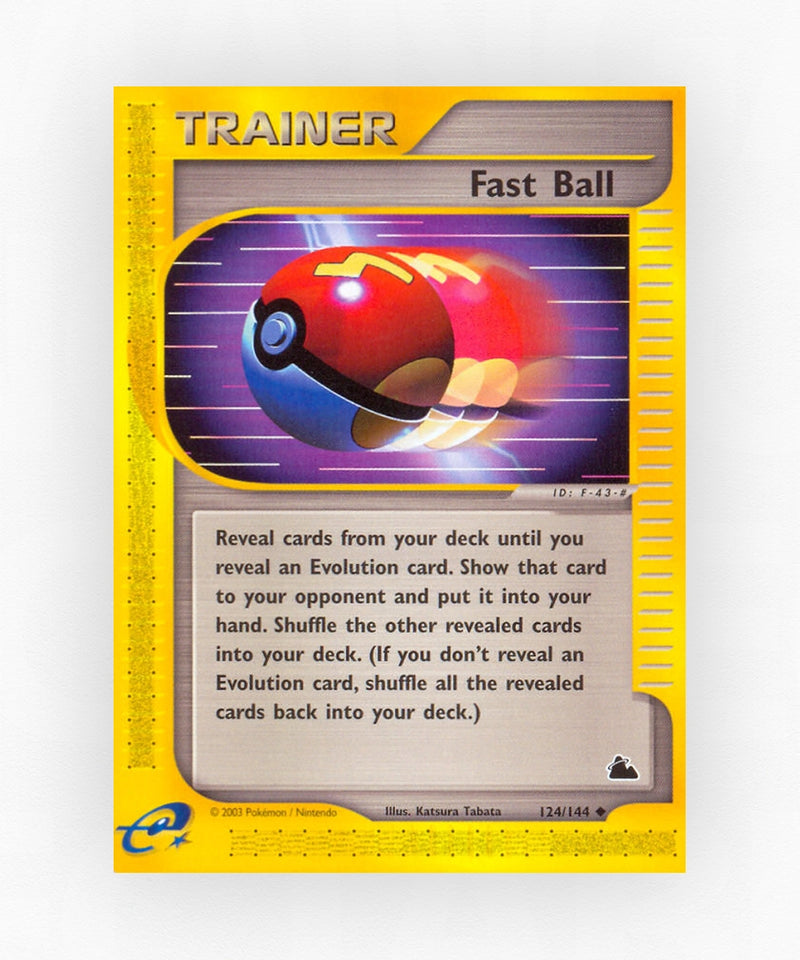 Fast Ball - Skyridge 124/144 (Non-Holo)