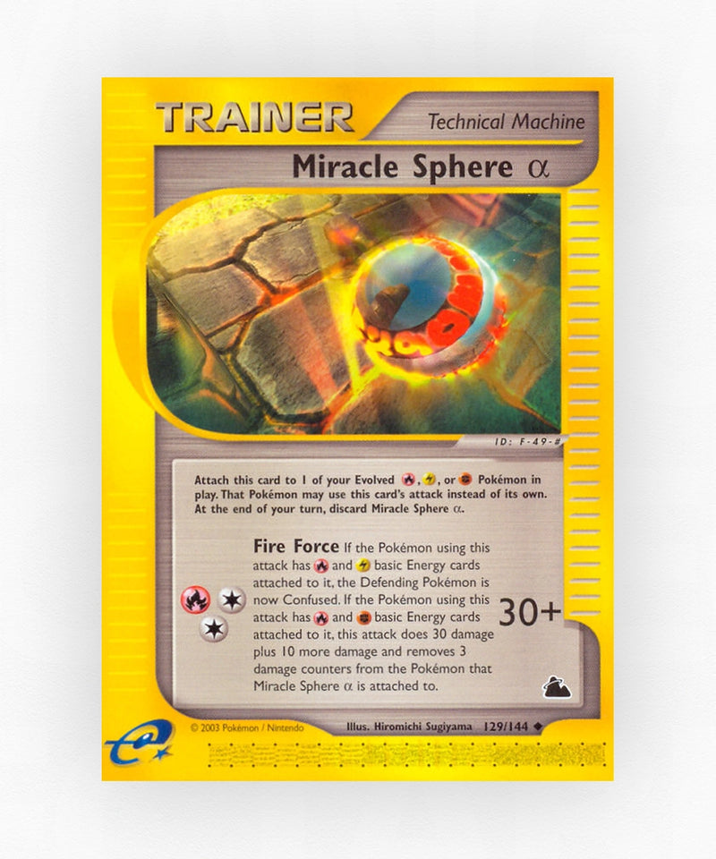 Miracle Sphere α - Skyridge 129/144 (Reverse Holo)