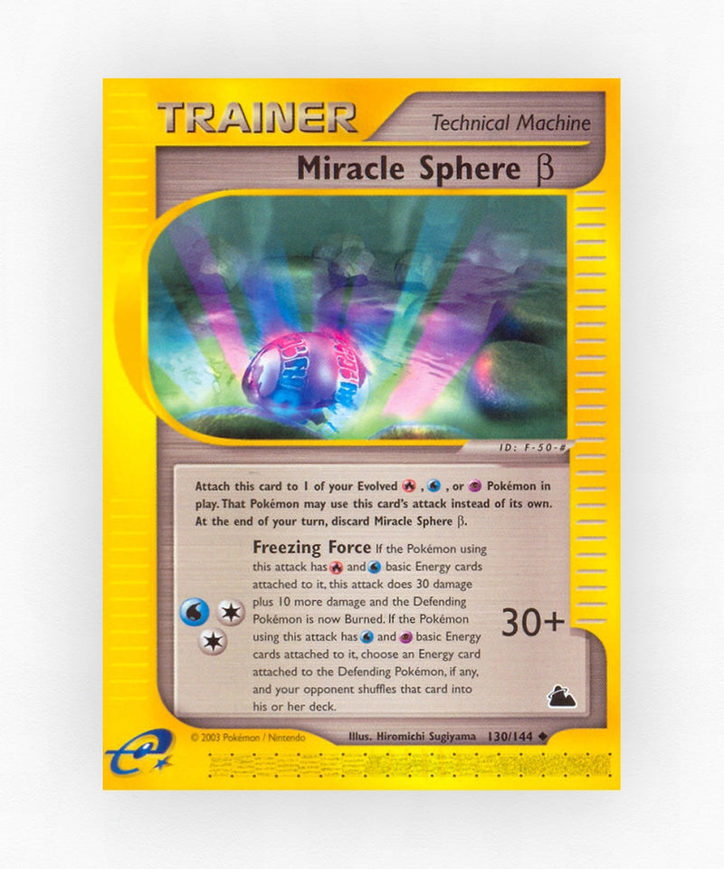 Miracle Sphere β - Skyridge 130/144 (Reverse Holo)