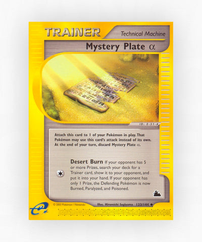 Mystery Plate α - Skyridge 133/144 (Reverse Holo)