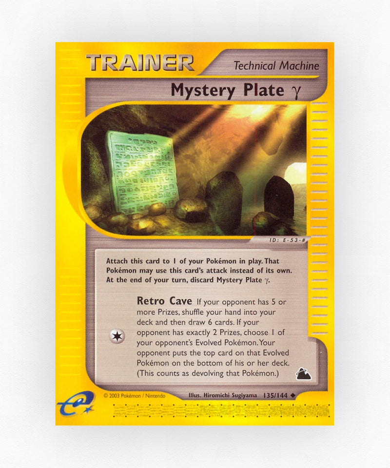 Mystery Plate γ - Skyridge 135/144 (Non-Holo)