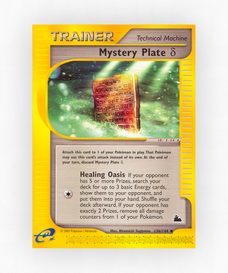 Mystery Plate δ - Skyridge 136/144 (Non-Holo)