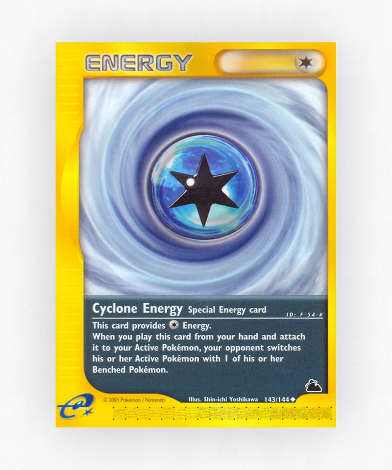 Cyclone Energy - Skyridge 143/144 (Reverse Holo)