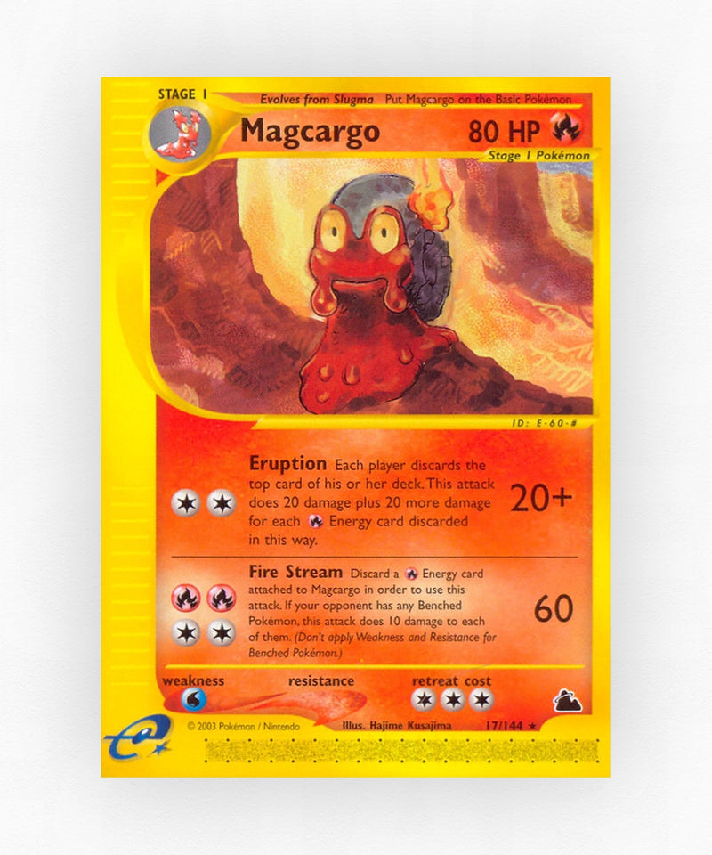 Magcargo - Skyridge 17/144 (Reverse Holo)