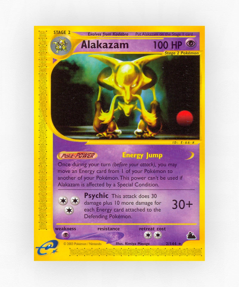 Alakazam - Skyridge 2/144 (Non-Holo)