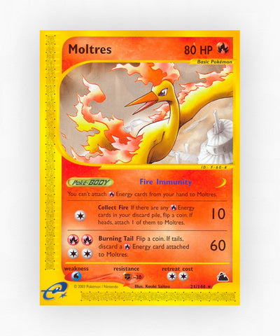 Moltres - Skyridge 21/144 (Non-Holo)