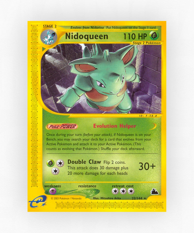 Nidoqueen - Skyridge 22/144 (Reverse Holo)