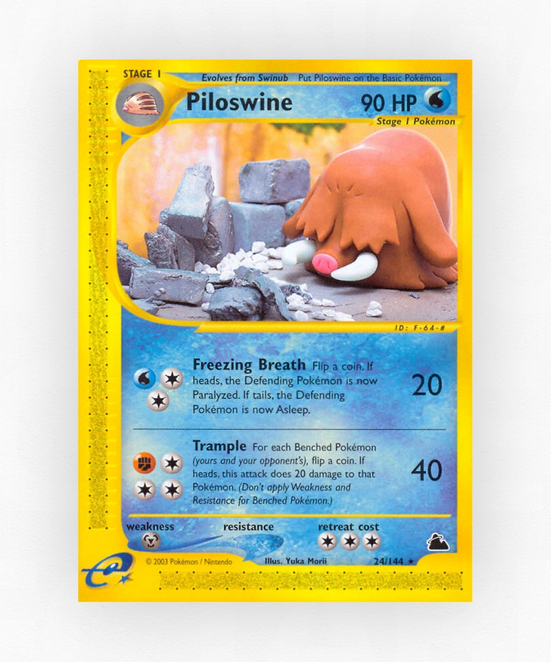 Piloswine - Skyridge 24/144 (Reverse Holo)