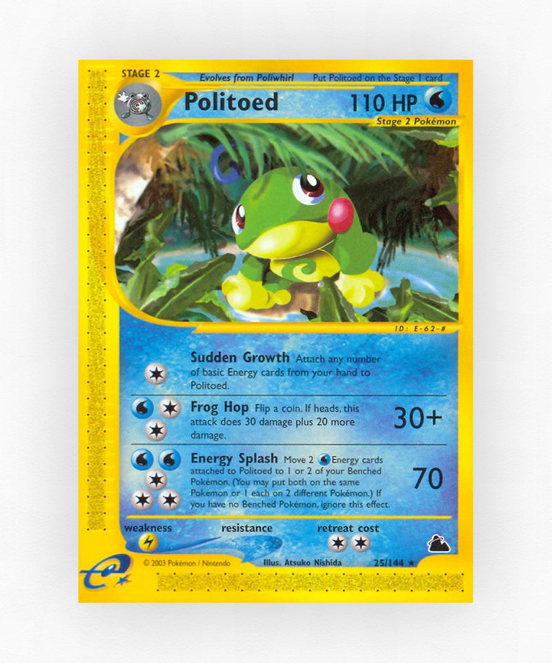 Politoed - Skyridge 25/144 (Reverse Holo)