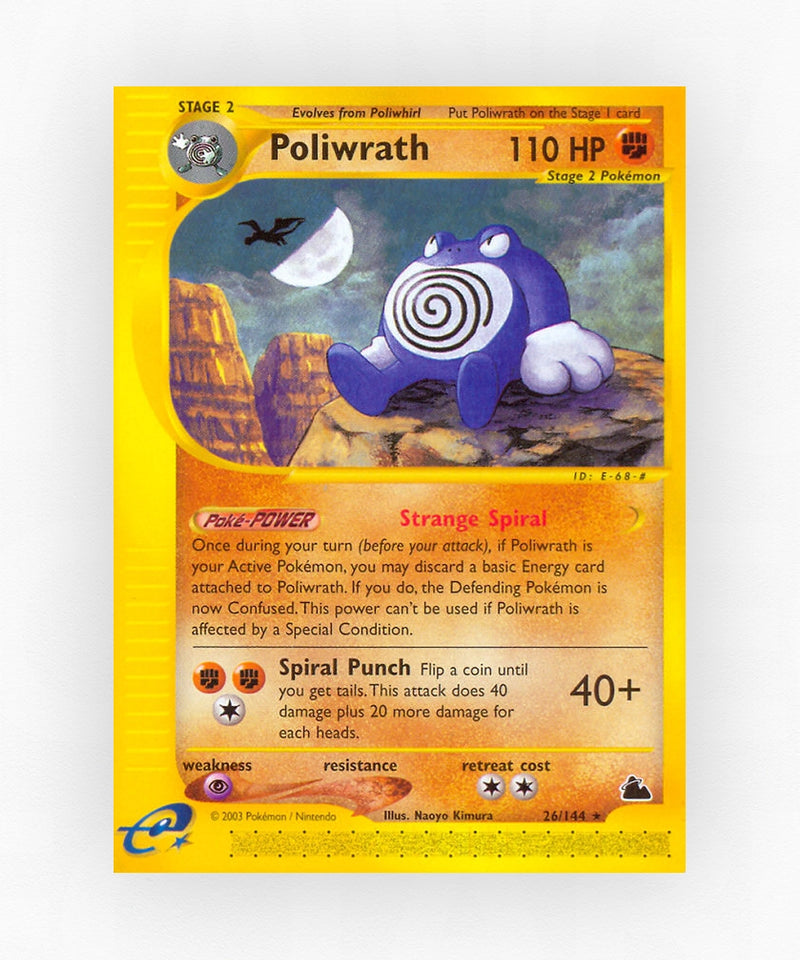 Poliwrath - Skyridge 26/144 (Non-Holo)