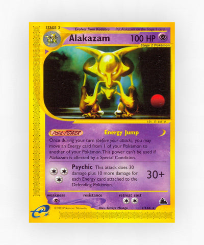 Alakazam - Skyridge 2/144 (Reverse Holo)