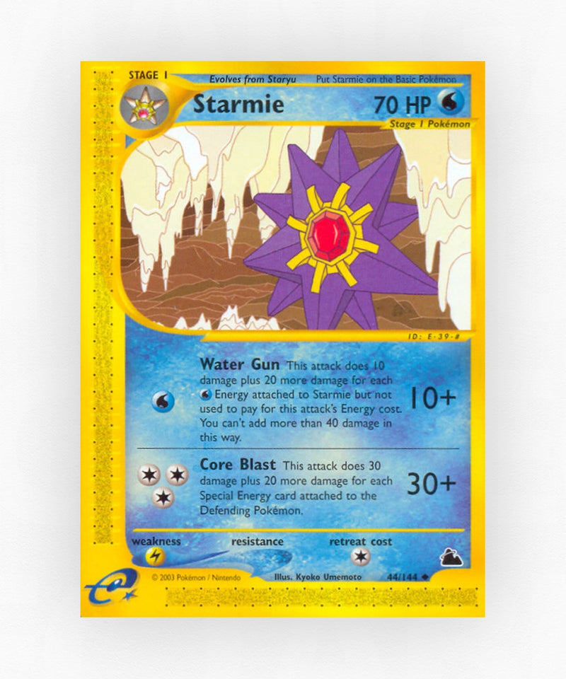 Starmie - Skyridge 44/144 (Reverse Holo)