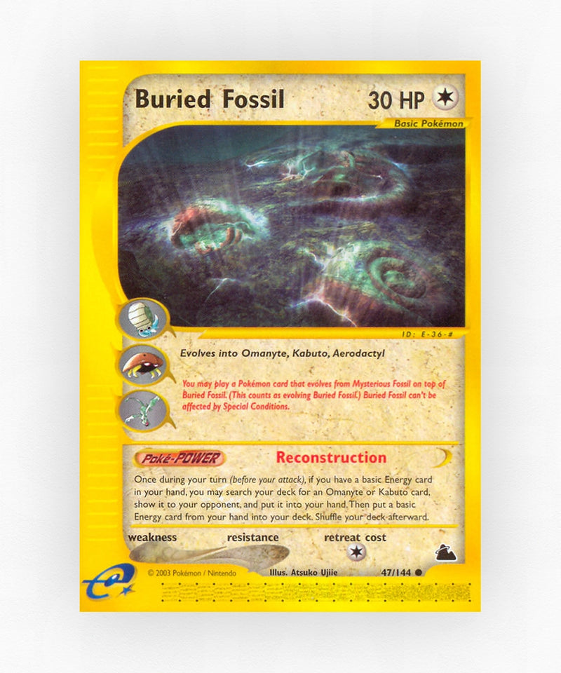Buried Fossil - Skyridge 47/144 (Reverse Holo)