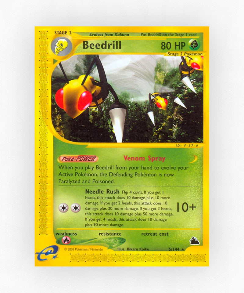 Beedrill - Skyridge 5/144 (Non-Holo)
