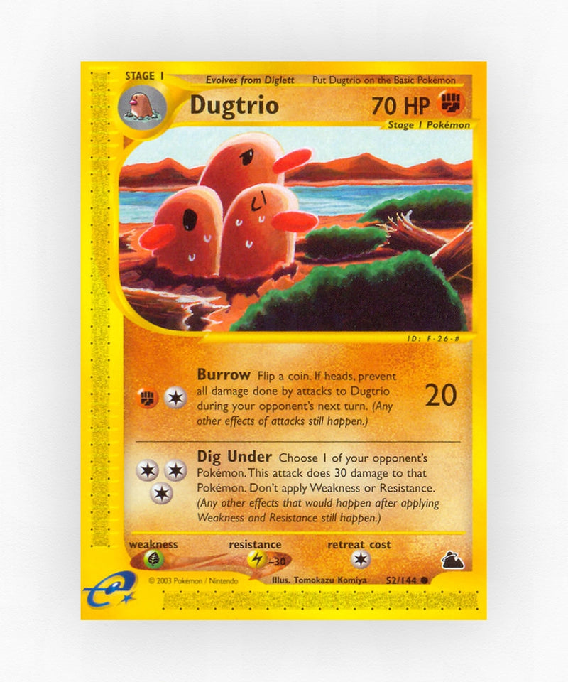 Dugtrio - Skyridge 52/144 (Non-Holo)