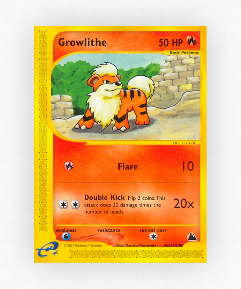 Growlithe - Skyridge 62/144 (Non-Holo)