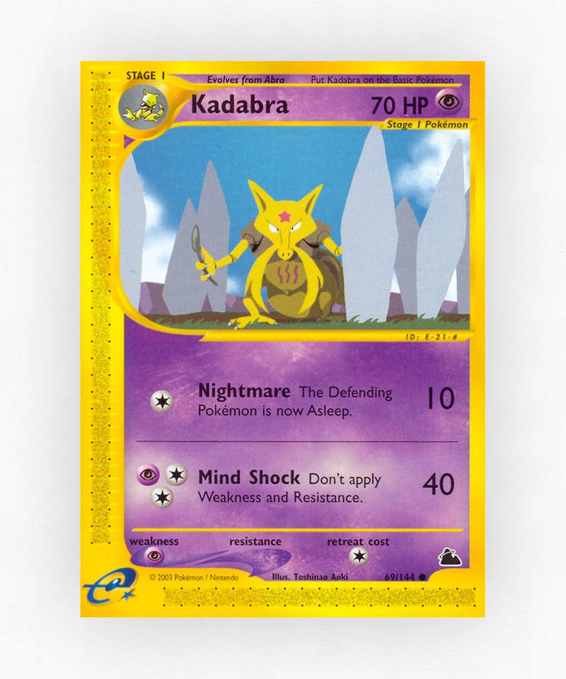 Kadabra - Skyridge 69/144 (Reverse Holo)