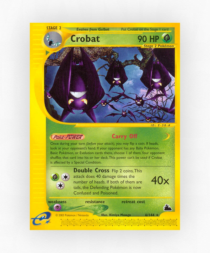 Crobat - Skyridge 6/144 (Reverse Holo)
