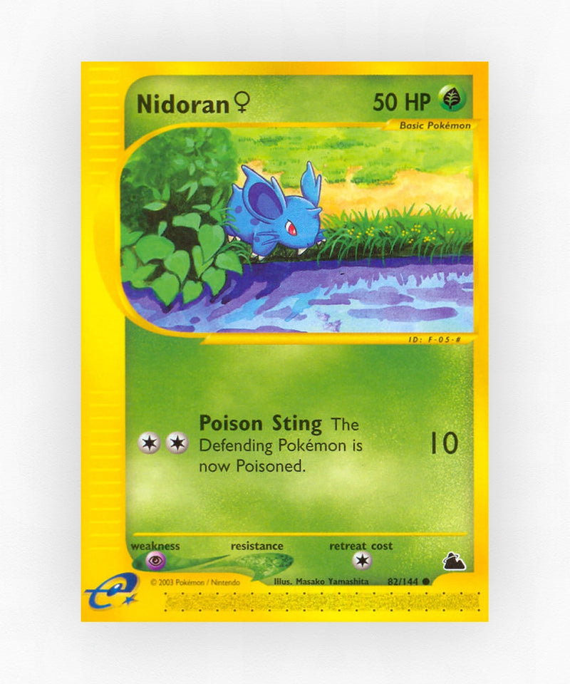 Nidoran ♀ - Skyridge 82/144 (Reverse Holo)