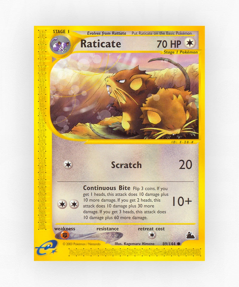 Raticate - Skyridge 89/144 (Non-Holo)