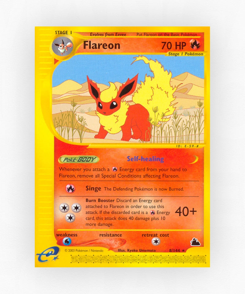 Flareon - Skyridge 8/144 (Reverse Holo)