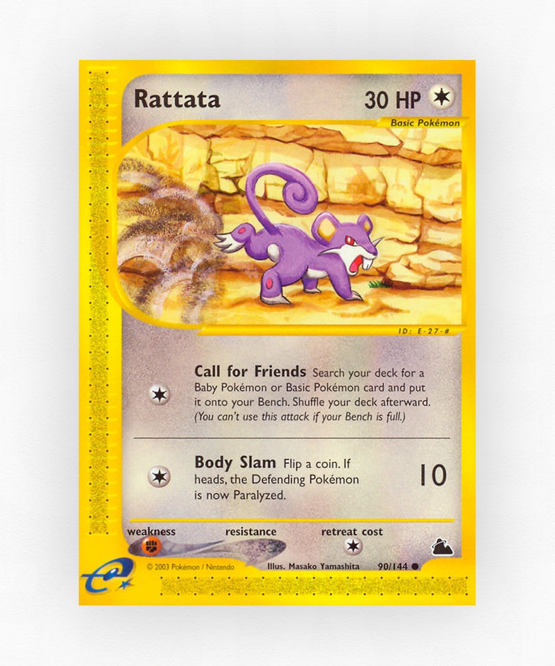 Rattata - Skyridge 90/144 (Non-Holo)