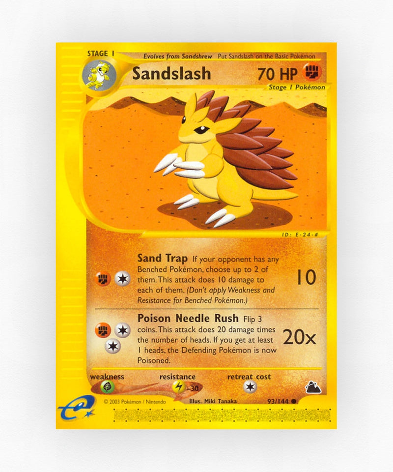 Sandslash - Skyridge 93/144 (Non-Holo)