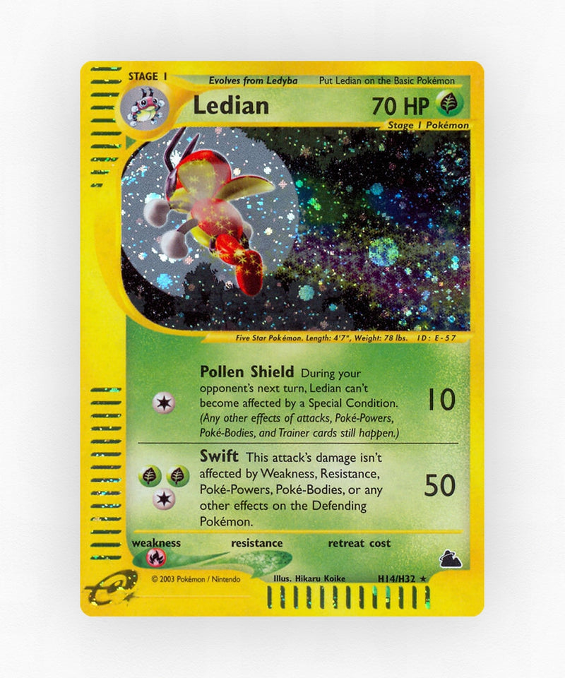 Ledian - Skyridge H14/H32 (Holo)