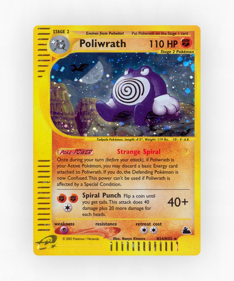 Poliwrath - Skyridge H24/H32 (Holo)