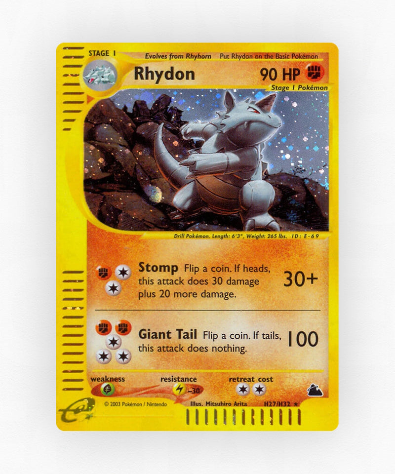 Rhydon - Skyridge H27/H32 (Holo)