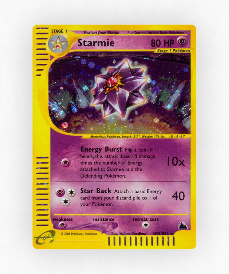 Starmie - Skyridge H28/H32 (Holo)
