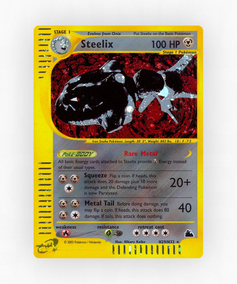 Steelix - Skyridge H29/H32 (Holo)