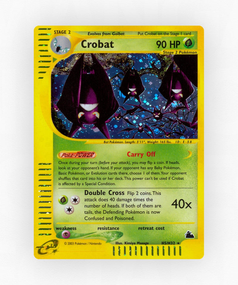 Crobat - Skyridge H5/H32 (Holo)