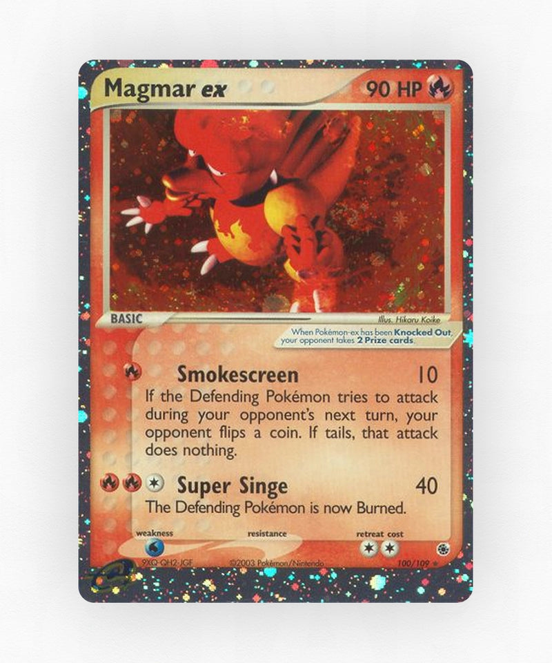 Magmar ex - Ruby & Sapphire 100/109 (Holo)
