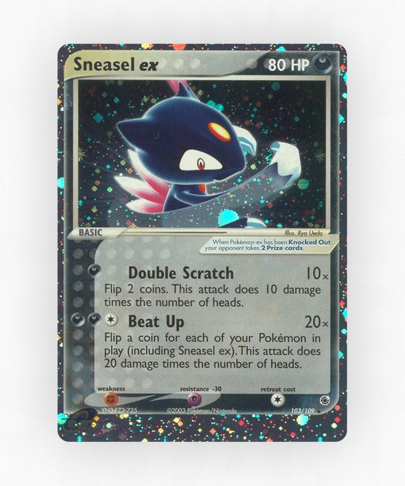 Sneasel ex - Ruby & Sapphire 103/109 (Holo)