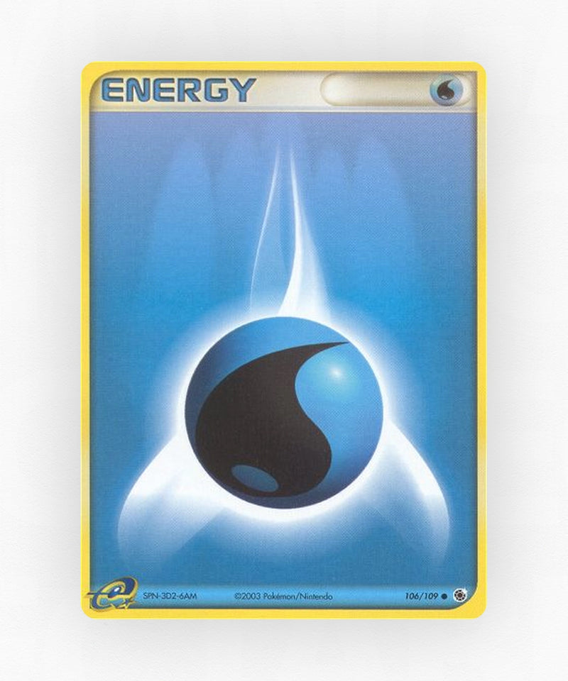 Water Energy - Ruby & Sapphire 106/109 (Reverse Holo)