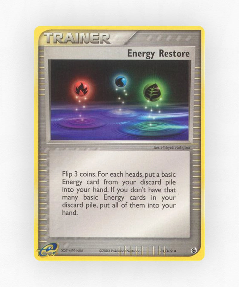 Energy Restore - Ruby & Sapphire 81/109 (Non-Holo)
