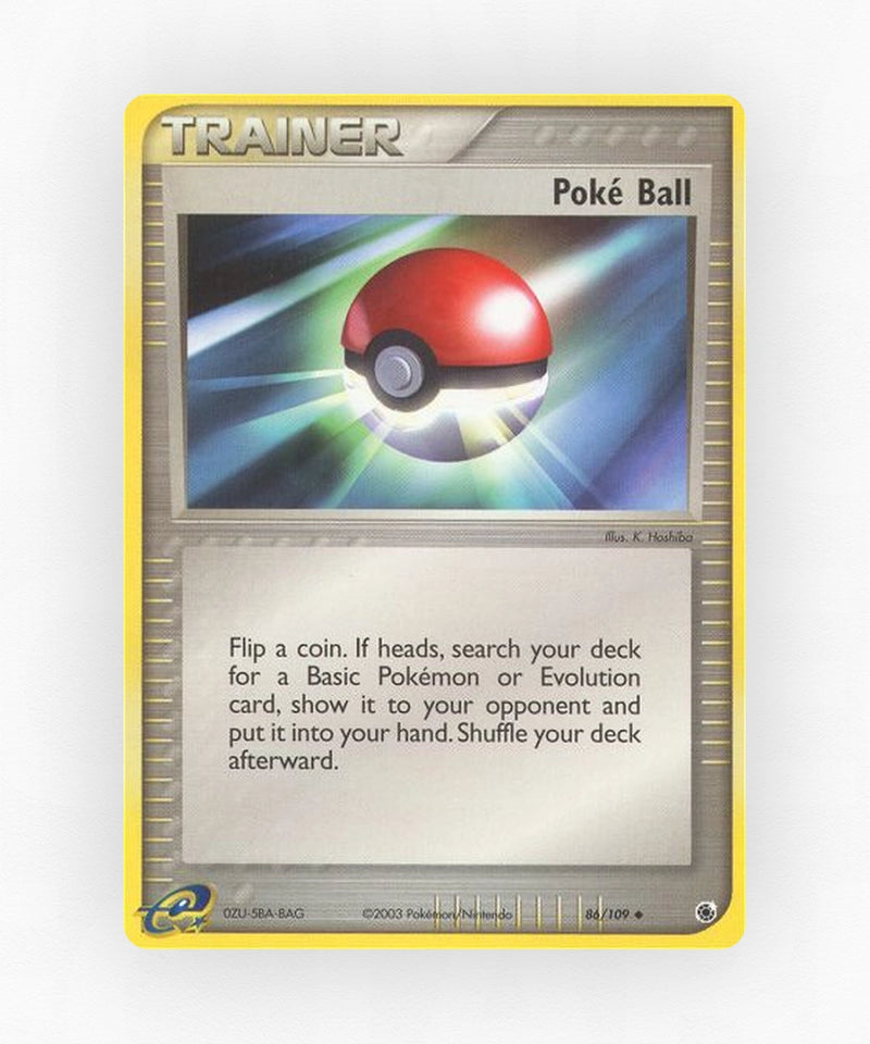 Poké Ball - Ruby & Sapphire 86/109 (Reverse Holo)