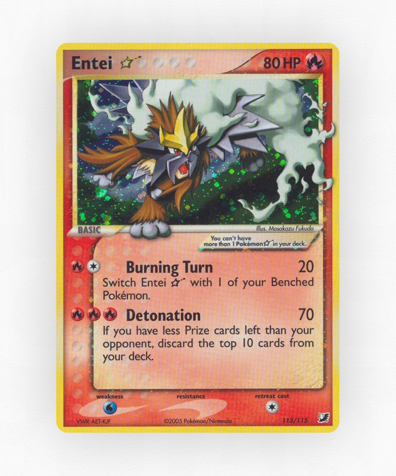 Entei ☆ - Unseen Forces 113/115 (Holo)