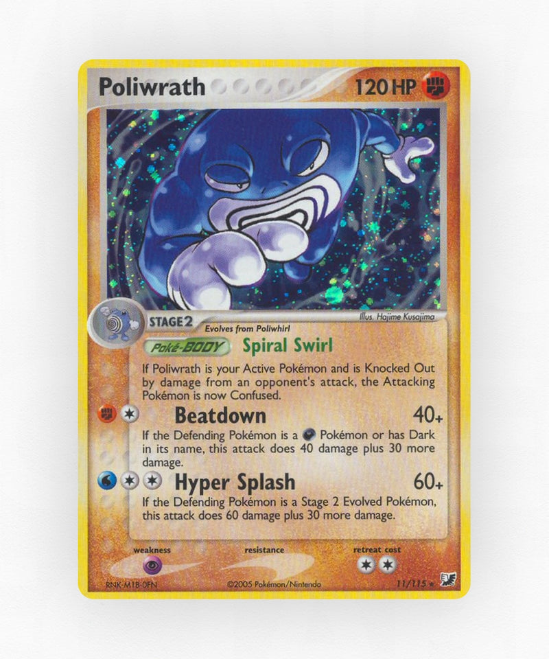 Poliwrath - Unseen Forces 11/115 (Reverse Holo)