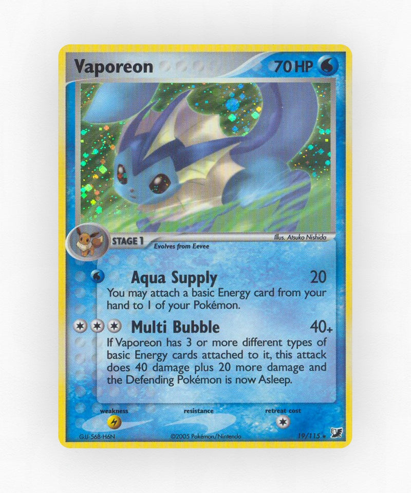 Vaporeon - Unseen Forces 19/115 (Reverse Holo)